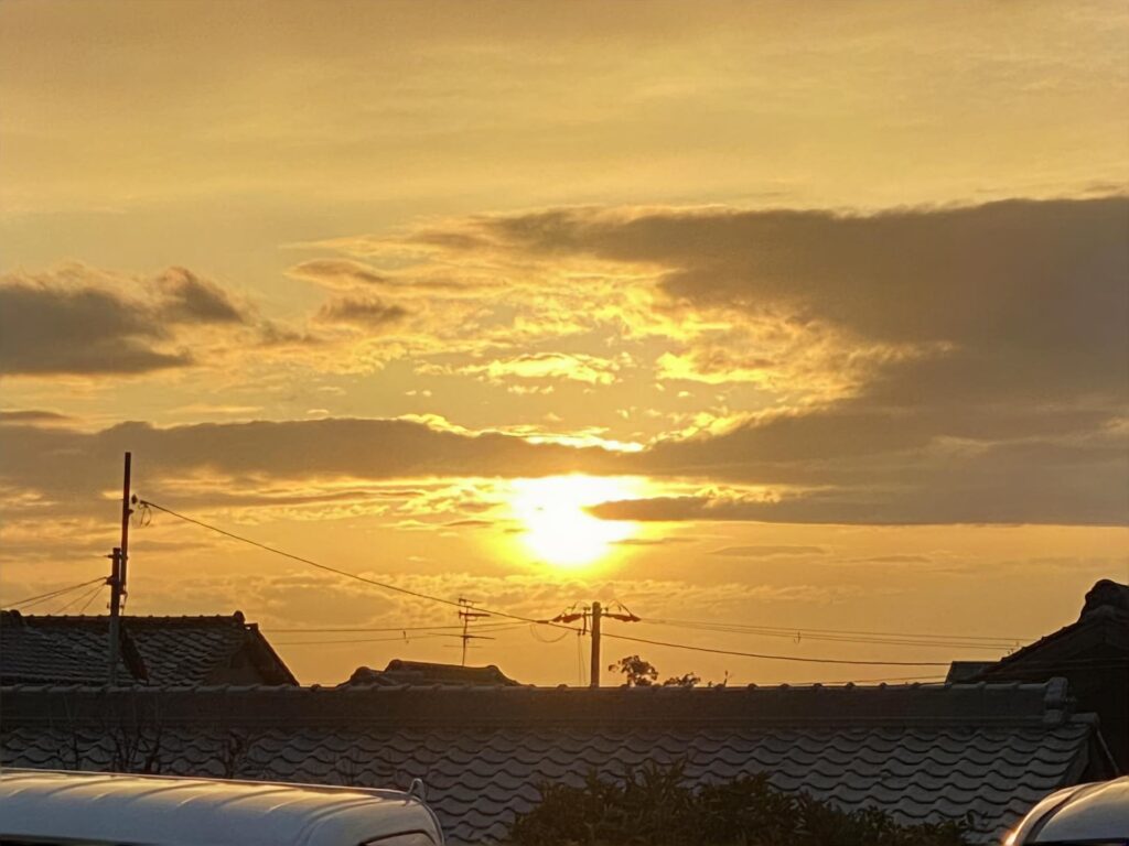 ノスタルジックな夕暮れ時